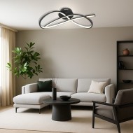 VIVALUX LED LIGHTING FIXTURE MIRAGE LED 33W BLACK CCT-switch VIV004862