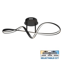 VIVALUX CORPORARE DE ILUMINAT ETERNITY LED 36W CROM CCT-switch VIV004863