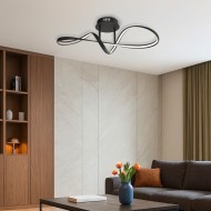 VIVALUX LED LIGHTING FIXTURE ETERNITY LED 36W BLACK CCT-switch VIV004863