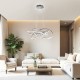 VIVALUX LED CHANDELIER MAREA LED 60W CHROME CCT VIV004868