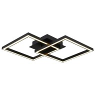VIVALUX LED LIGHTING FIXTURE SONOMA LED SQ2  20W BLACK 4000K VIV005033
