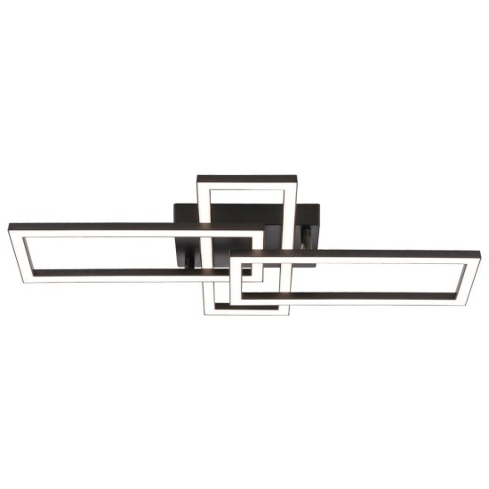 VIVALUX LED LIGHTING FIXTURE SONOMA LED RC3  24W BLACK 4000K VIV005035