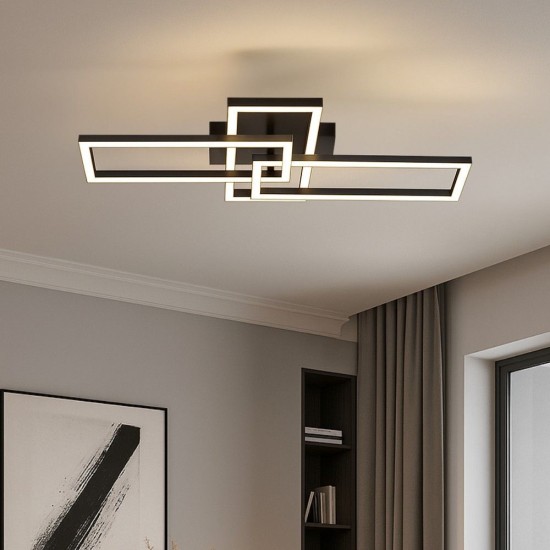 VIVALUX LED LIGHTING FIXTURE SONOMA LED RC3  24W BLACK 4000K VIV005035