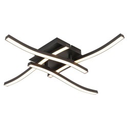 VIVALUX LED LIGHTING FIXTURE RIVER LED 24W BLACK 4000K VIV005039