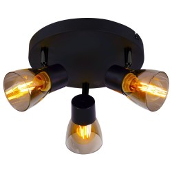 VIVALUX CEILING SPOT DANTE SP787 3xE14 BLACK VIV005049