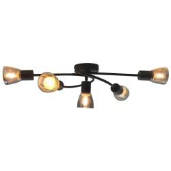 VIVALUX CANDELABRU DANTE CL790 5xE14 NEGRU VIV005052