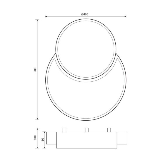 VIVALUX LED LIGHTING FIXTURE PEBBLE LED 35W VIV005152