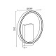 VIVALUX APLICE LED MATTEO LED 12W VIV005157
