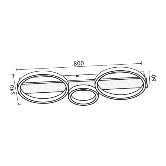 VIVALUX CORPORARE DE ILUMINAT LED MATTEO LED 32W VIV005158