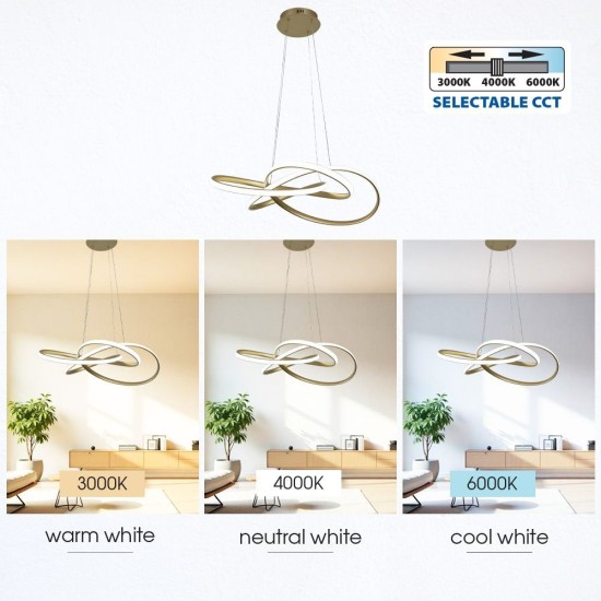 VIVALUX LED CHANDELIER MAREA LED 60W CCT VIV005174