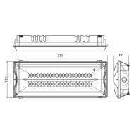 VIVALUX LUMINĂ DE URGENȚĂ LED ROLINĂ  5W  IP65  LI-ION  3,7V