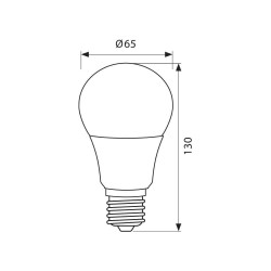 VIVALUX VIVALUX LED LAMP LARGO LED 15W 1550LM  E27 6400K VIV004114