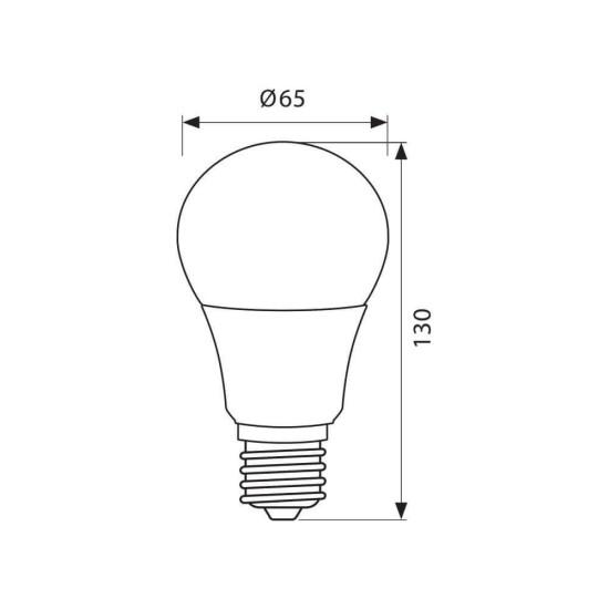 VIVALUX LED ЛАМПА LARGO LED VIV003641 ∙ 15W ∙ 1550LM ∙ E27 ∙ 3000K