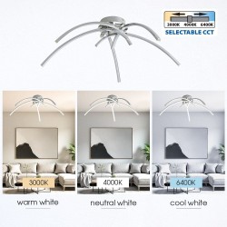 VIVALUX LED LIGHTING FIXTURE LOREIN LED 36W CHROME CCT-switch VIV005161