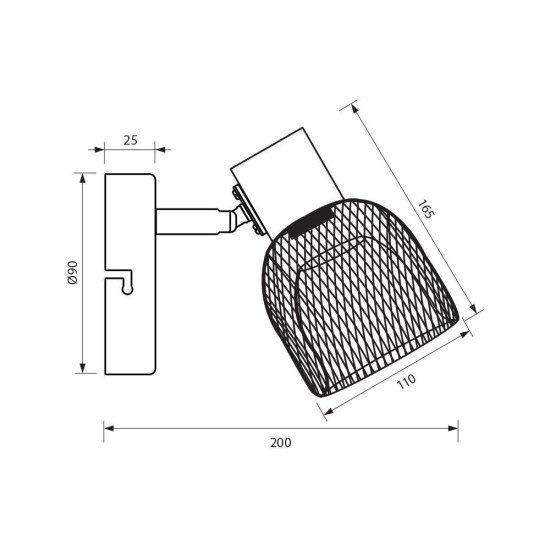 VIVALUX APLICA SPOT LAMP BRIA VIV005085