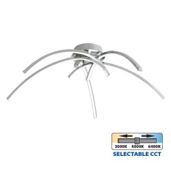 VIVALUX LED LIGHTING FIXTURE LOREIN LED 36W CHROME CCT-switch VIV005161