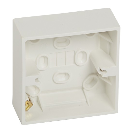 CONSOLĂ LEGRAND DIN PVC PENTRU MONTAJ SUPRAFAȚIC PENTRU ÎNTRERUPĂTOR 86x86 BELANKO S ALB 613350