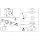 BTICINO CLASSIA ROOM THERMOSTAT MECHANICAL 230V 2-MODE 10A WHITE RW4441