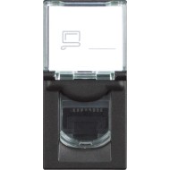 BTicino Classia SOCKET INTERNET RJ45 UTP cat.5E 1-MODE BLACK RG4279C5E