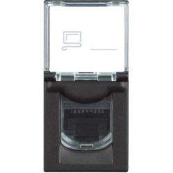 BTicino Classia SOCKET INTERNET RJ45 UTP cat.5E 1-MODE BLACK RG4279C5E