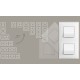 BTICINO CLASSIA TRIPLE MODULES FRAME WHITE R4802M3RW