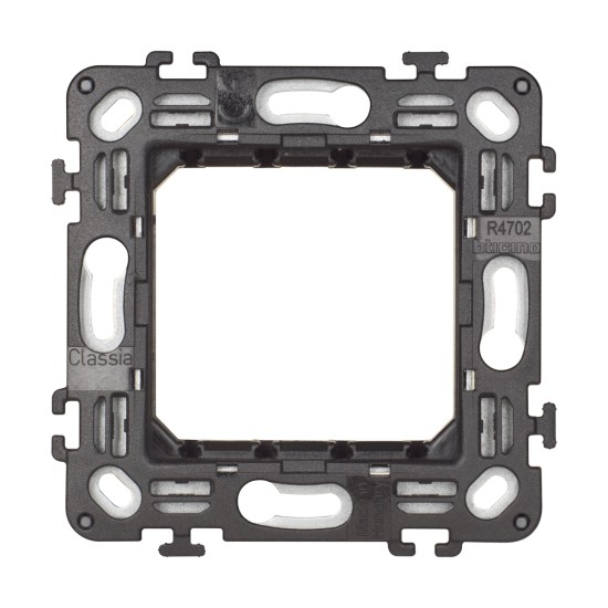 BTicino Classia MOUNTING FRAME 2MOD. METALLIC R4702