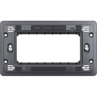 BTicino Classia MOUNTING FRAME 3MOD. METALLIC R4704P
