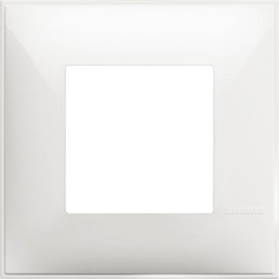 BTICINO CLASSIA РАМКА ЕДИНИЧНА 2 МОДУЛА БЯЛА R4802RW