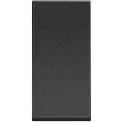 BTICINO CLASSIA SWITCH 1POLE 2WAY 1-MODE 10A BLACK RG4003P