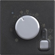 BTICINO CLASSIA ROOM THERMOSTAT MECHANICAL 230V 2-MODE 10A BLACK RG4441