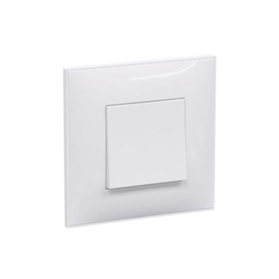 BTICINO CLASSIA BUTTON 1NO 10A WHITE MAT RW4005