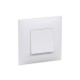 BTICINO CLASSIA BUTTON 1NO 10A WHITE MAT RW4005
