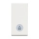 BTicino Classia SINGLE SWITCH FOR HEATING 1-MODE 16A WHITE MATT RW4001LP
