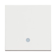 BTICINO CLASSIA SWITCH DIVIATOR CH.6 WITH INDICATION 2-MODE. 10A WHITE MAT RW4003M2L