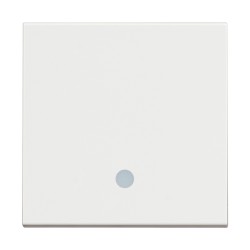 BTicino Classia КЛЮЧ ЕДИНИЧЕН С ИНДИКАЦИЯ СХ.1 2-МОД. 10А БЯЛ МАТ RW4001M2L