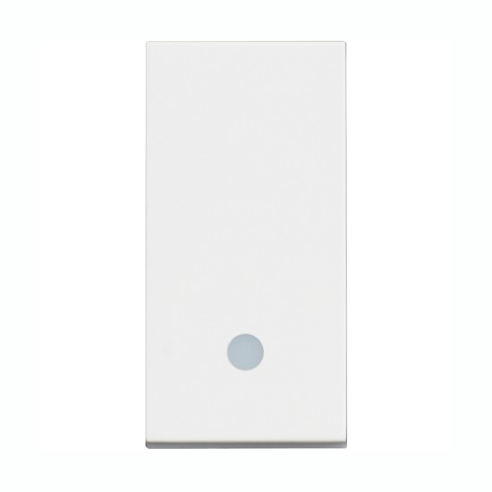 BTicino Classia БУТОН С ИНДИКАЦИЯ 1-МОД 10А БЯЛ МАТ RW4005L