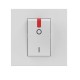 BTICINO CLASSIA INTRUPTATOR BIPOLI PENTRU CAZAN 2 MODI 32A ALB MAT RW4011P