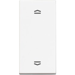 BTicino Classia BUTTON FOR ROLLER BLINDS 1-MODE 10A WHITE MATT RW4027N