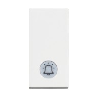 BTicino Classia BELL BUTTON LED 12V INDIC.1-MODE 10A WHITE RW4042V12