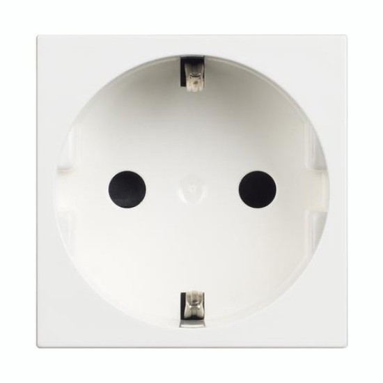 BTICINO CLASSIA SOCKET SCHUKO 16A WITH CHILD PROTECTION WHITE RW4141