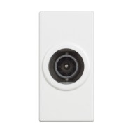 BTicino Classia РОЗЕТКА TV ТЕЛЕВИЗИЯ МЪЖКА 10dB 1-МОД БЯЛ RW4202P10