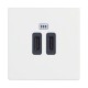 PRISA BTICINO CLASSIA 2xUSB TIP C 5Vdc 2-MODURI ALB RW4286C2
