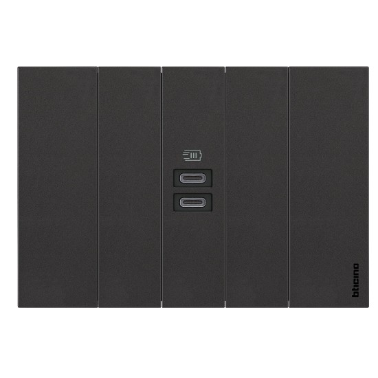 BTICINO LIVING NOW Priză 2xUSB TYPE C+C 3A 15W 3A 1-МОД K4191CC