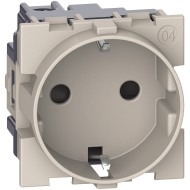 BTICINO LIVING NOW  PRISA SCHUKO 16A CU PROTECTIE COPII CREMĂ KM4141