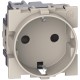 BTICINO LIVING NOW SOCKET SCHUKO 16A WITH CHILD PROTECTION BEIGE KM4141