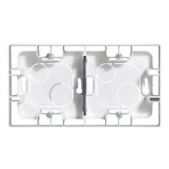 CONSOLA LEGRAND NILOE PENTRU MONTARE EXTERNĂ DUBLĂ ALBĂ 664799