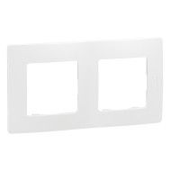 LEGRAND NILOE DUBLE RAME ALB 665002