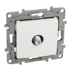 LEGRAND PRISE NILOE TV tip F-CONECTOR 1dB ALB 764550